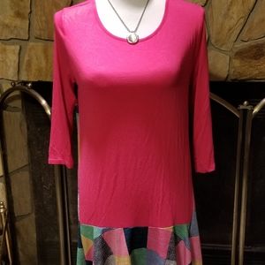Watermelon 3/4 Sleeve Dress Size M EUC